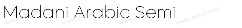 Madani Arabic Semi字体转换